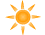 Clear and sunny