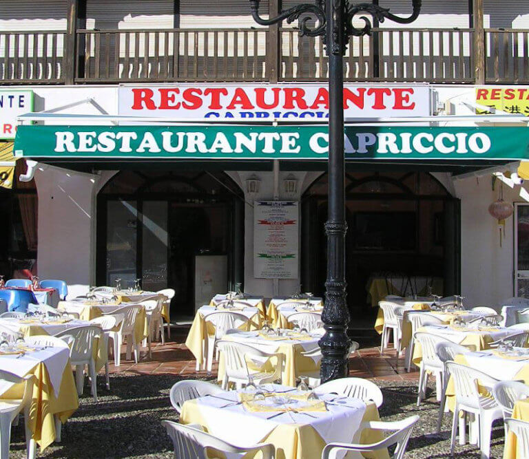 Restaurante Capriccio pre 2020