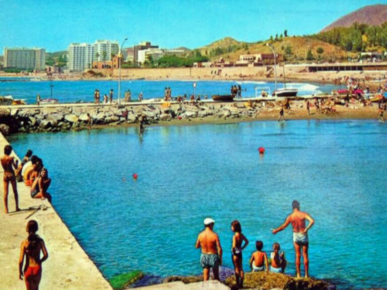 Breakwater at Anta Ana Beach