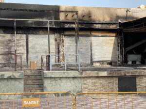 Josephs Curry Hut after the fire 2025